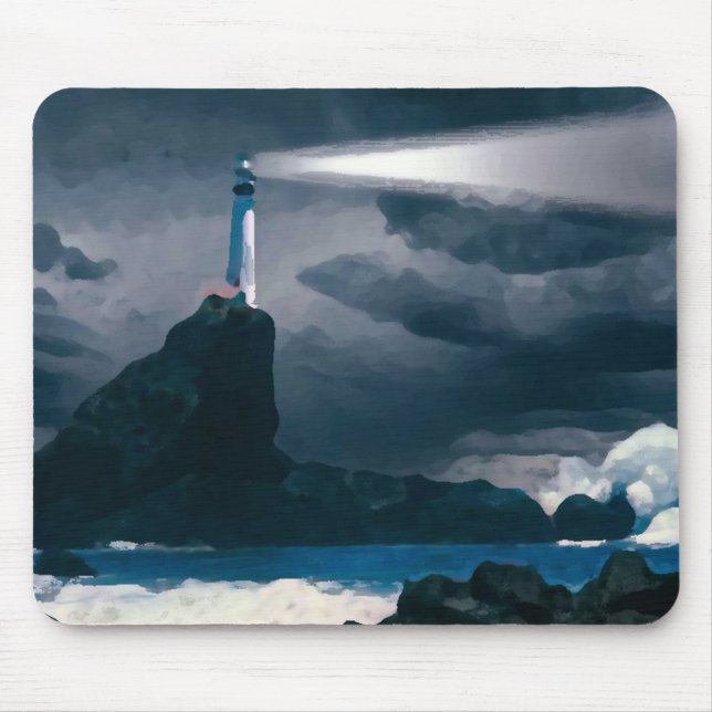 Lighthouse blue mousepad (Front)