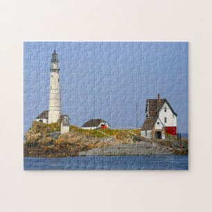 Lighthouse Boston Harbour. Jigsaw Puzzle