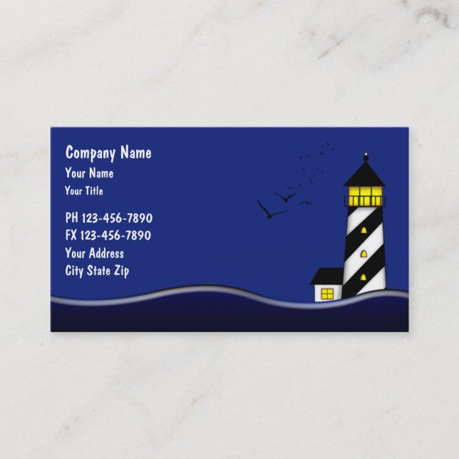 Lighthouse Business Card (Front)