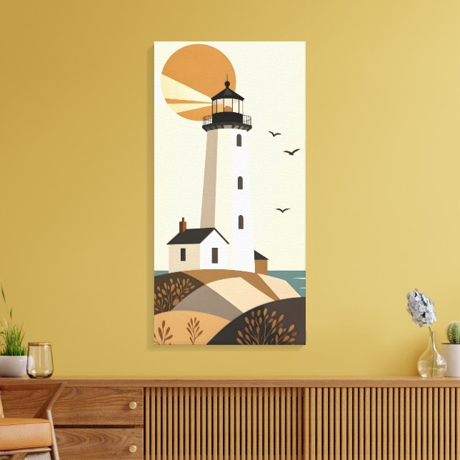 Lighthouse Canvas Print (Insitu(LivingRoom))