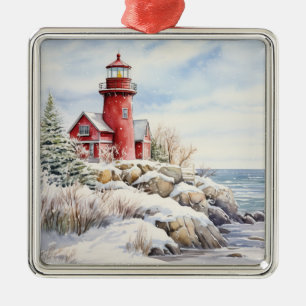 Lighthouse Christmas Ornament