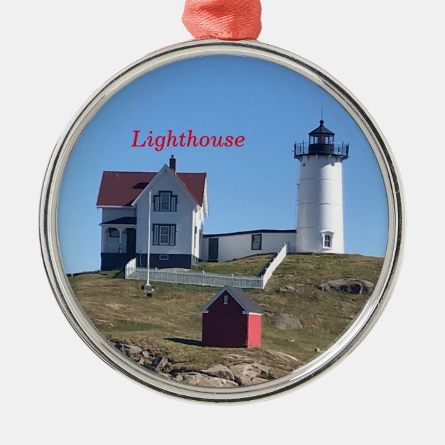 Lighthouse Christmas Ornament (Front)