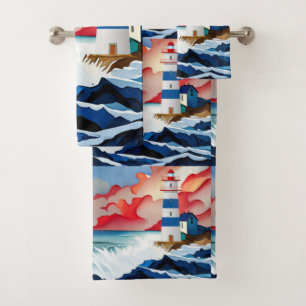 Lighthouse Collection Bath Towel Set