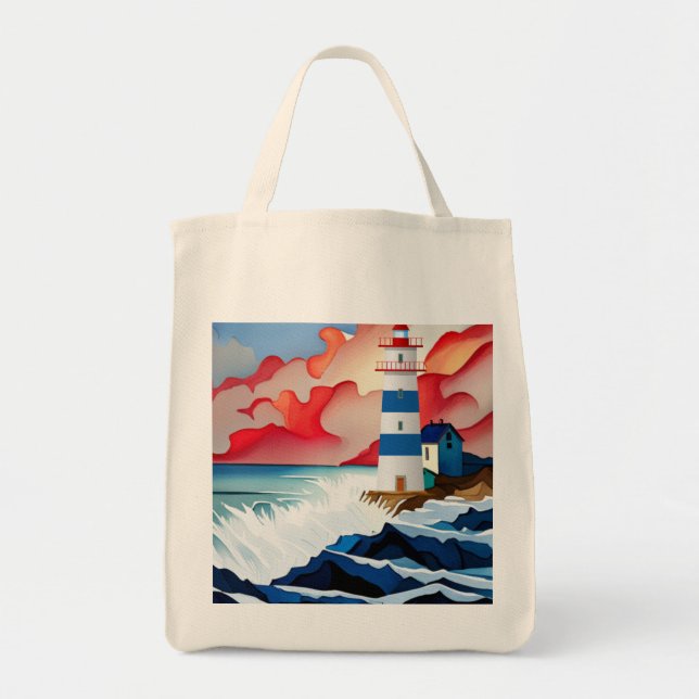 Lighthouse Collection Tote Bag (Front)