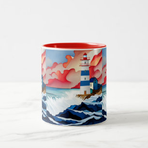 Lighthouse Collection Two-Tone Coffee Mug