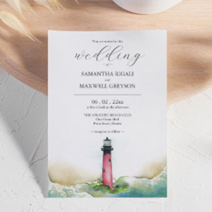 Lighthouse Customised Wedding Invitations