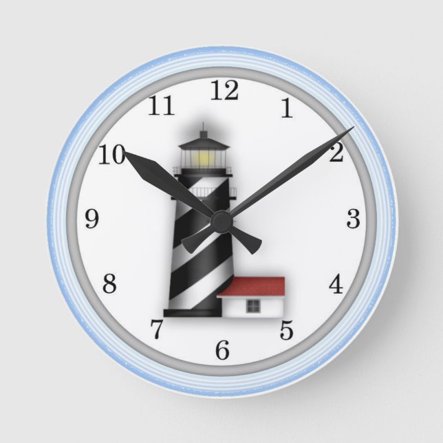 Lighthouse design Wall Clock (Front)