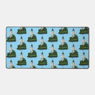 Lighthouse Desk Mat
