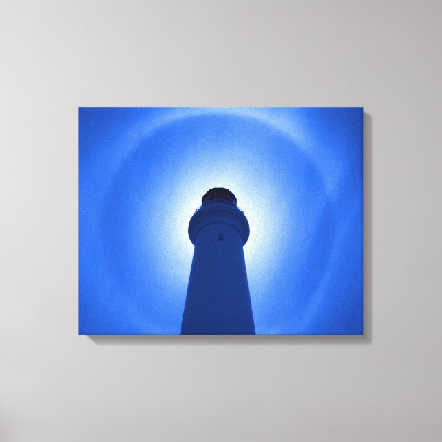Lighthouse Effect - Blue Canvas Print (Front)