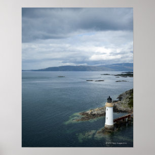 Lighthouse, Eilean Ban, Inner Sound, Scotland, Poster