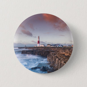 Lighthouse England 2 Inch Round Button