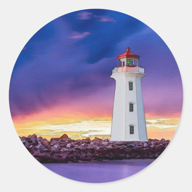 Lighthouse - Envelope Stickers (Front)