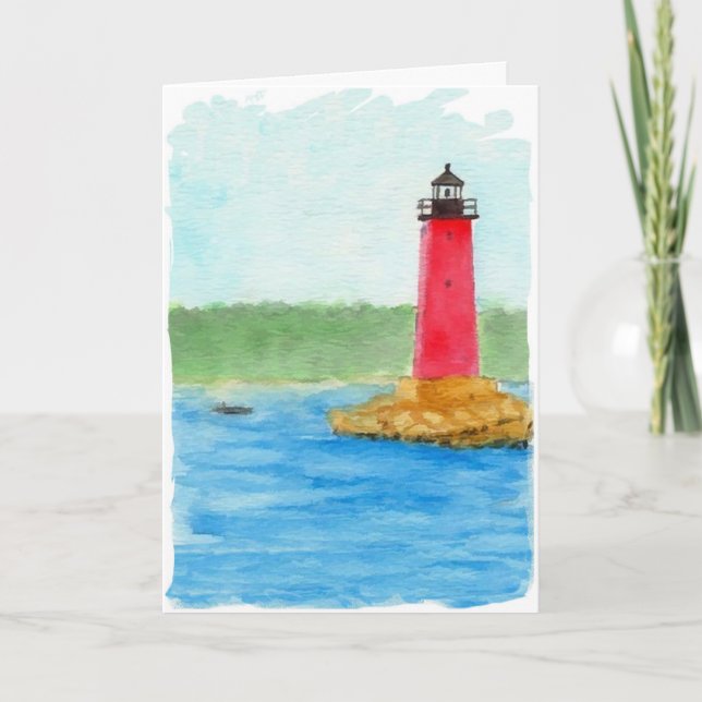 Lighthouse Father's Day Card (Front)