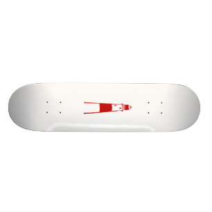 lighthouse flat graphic red white.png skateboard