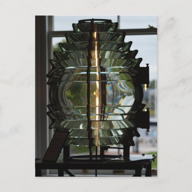 Lighthouse Fresnel Lens Postcard (Front)