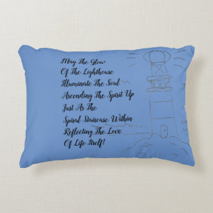 Lighthouse Glow Accent Pillow