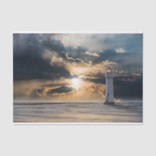 Lighthouse glow tissue paper