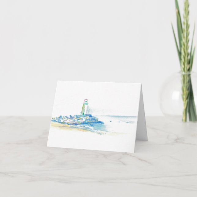 Lighthouse Greeting Card (Front)