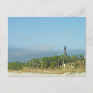 Lighthouse Holiday Postcard
