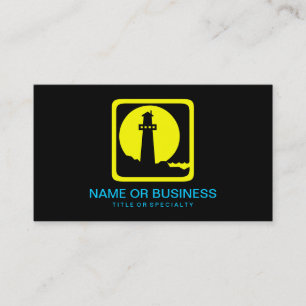 lighthouse icon business card