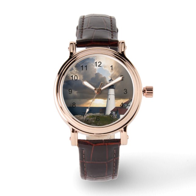 Lighthouse in a Storm Watch (Front)