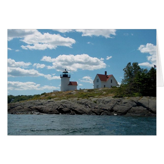Lighthouse in Maine (Front Horizontal)