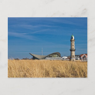 Lighthouse in Warnemuende (Germany) Postcard