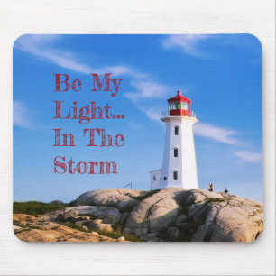 Lighthouse, Inpirational, Mouse Pad