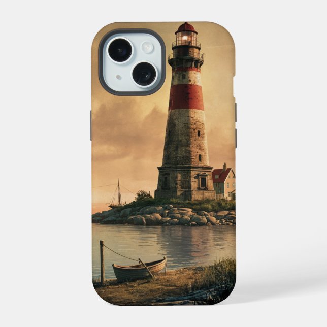 Lighthouse iPhone 15 Case (Back)