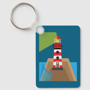 Lighthouse Keychain