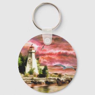 Lighthouse Keychain