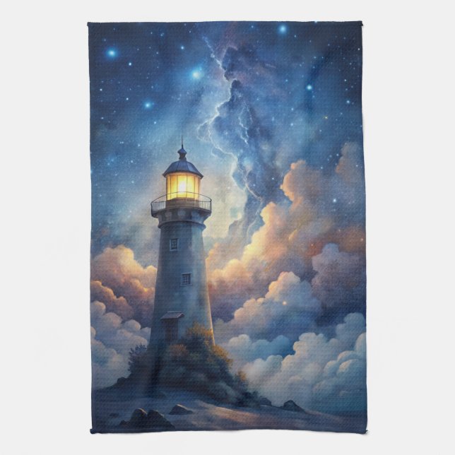 Lighthouse Kitchen Towel (Vertical)