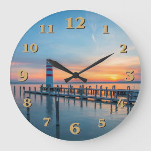 Lighthouse Large Clock