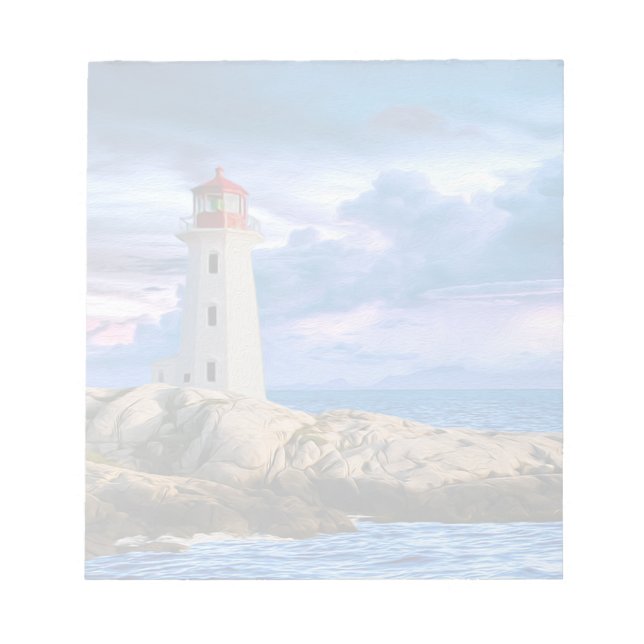 Lighthouse ll - 5.5" x 6" Notepad (Front)