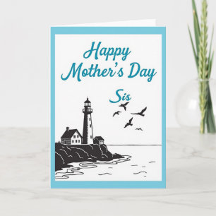 Lighthouse Mothers Day Card