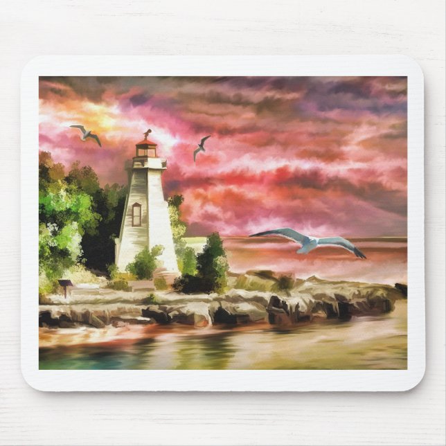 Lighthouse Mouse Pad (Front)