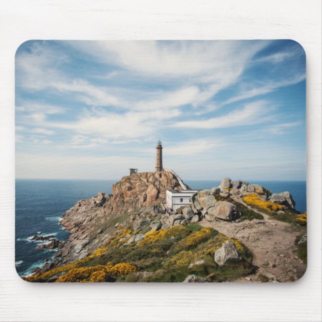Lighthouse & Museum | Cabo Vilan Galicia Spain Mouse Pad (Front)