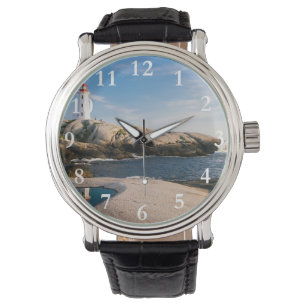 Lighthouse Nautical Travel Personalized Watch