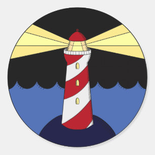 lighthouse nauticle sticker