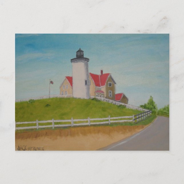 Lighthouse - Nobska Point I Postcard (Front)