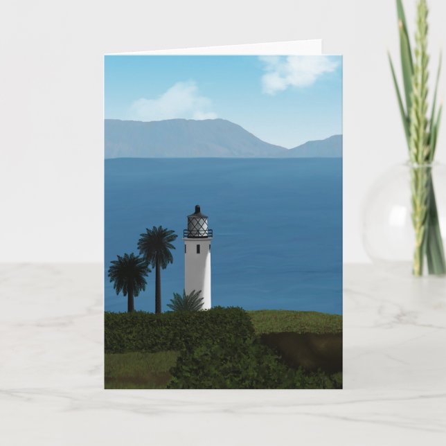 Lighthouse note card (Front)