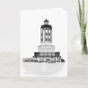 lighthouse note card