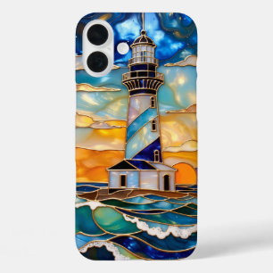 Lighthouse Ocean Phone Case Coastal Sunset