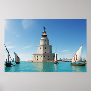 Lighthouse of Alexandria Poster