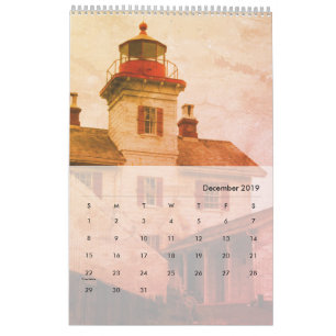 Lighthouse of Oregon & Washington Calendar