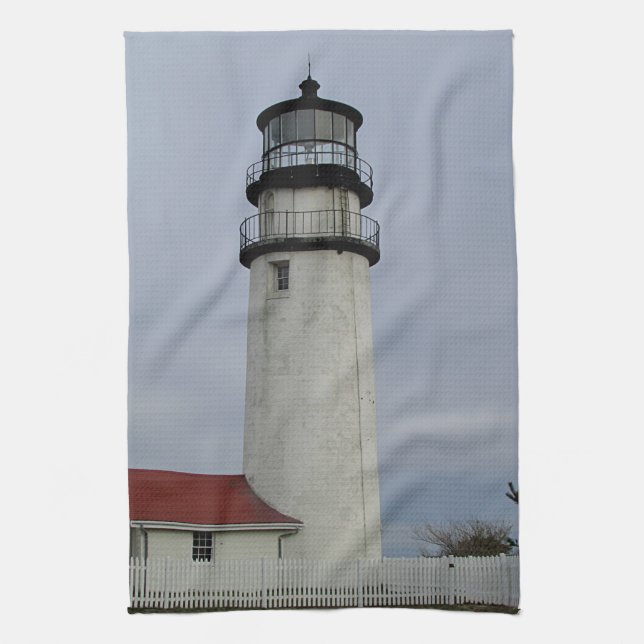 Lighthouse on Cape Cod Kitchen Towel (Vertical)