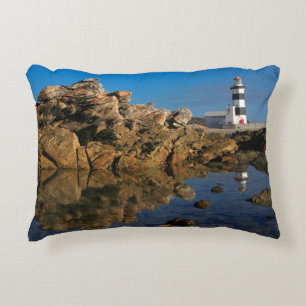 Lighthouse on Cape Recife Decorative Pillow