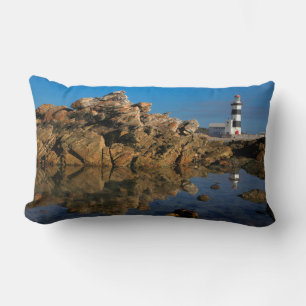 Lighthouse on Cape Recife Lumbar Pillow