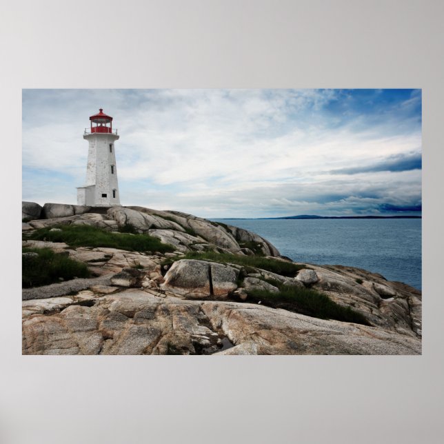 lighthouse on peggy's cove poster (Front)