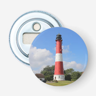 Lighthouse on Pellworm Island in summer Bottle Opener